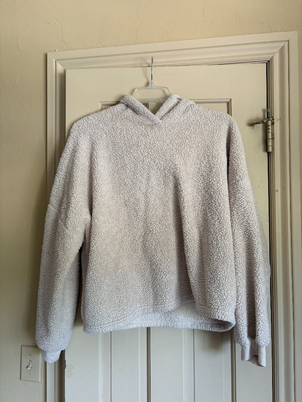 Tan Sherpa Hoodie